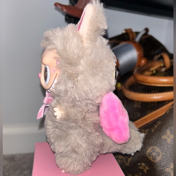 Custom Zimomo Labubu with Pink Bow - Picture 5 of 8